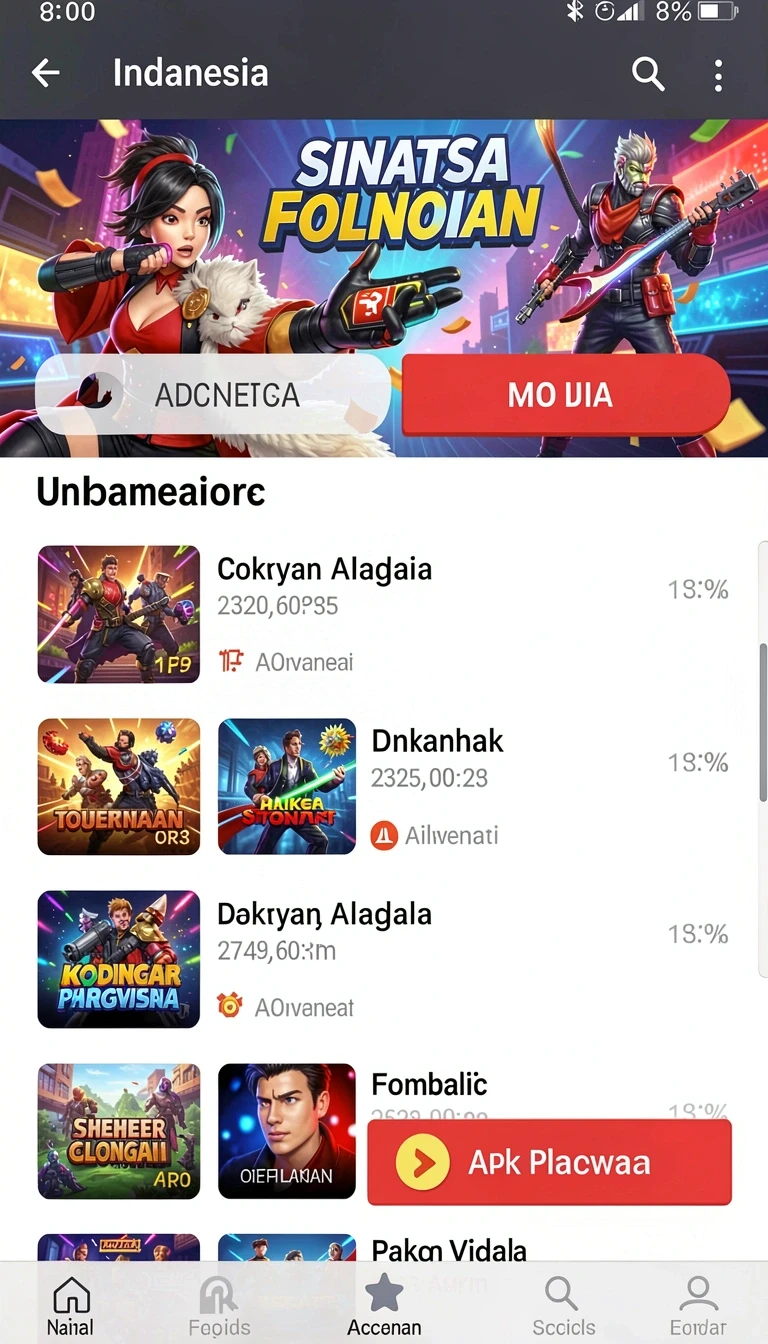 Tampilan utama aplikasi Review Aplikasi megaidr yang intuitif dan efisien.