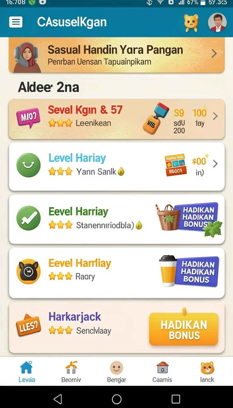 Tampilan utama aplikasi Review Aplikasi dewaslot99 yang intuitif dan efisien.